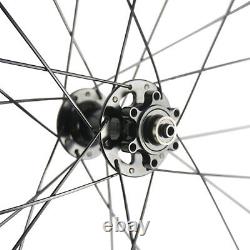 700C Disc Brake Wheels 50mm 25mm Clincher Road Bike Carbon Wheelset Disc Brake