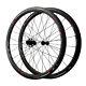 700c Fiber Carbon Wheels Road Bicycle Wheelset V/c Brakes 50/40/55/ Direct-pull