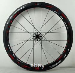 700C Fiber Carbon Wheels Road Bicycle Wheelset V/C Brakes 50/40/55/ Direct-pull