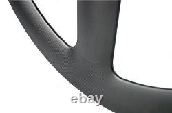 700C Five Spoke Bicycle Wheel Road Bike/Track/Fixie Gear Carbon Wheelset 5 Spoke