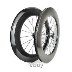 700C Fixed Gear Track Bicycle Carbon Wheels Single Speed Wheelset with Hub