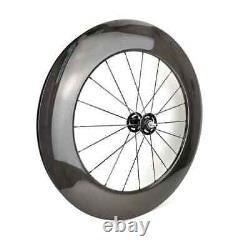700C Fixed Gear Track Bicycle Carbon Wheels Single Speed Wheelset with Hub