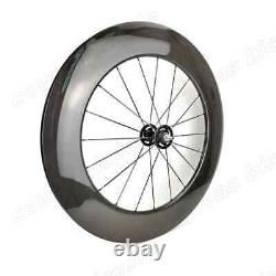700C Fixed Gear Track Bicycle Carbon Wheels Single Speed Wheelset with Hub