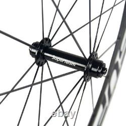 700C Front 50mm Rear 88mm Road Bike Wheels 25mm U Shape Clincher Carbon Wheelset