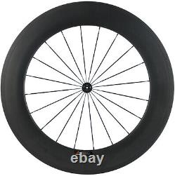 700C Front 88mm Rear Disc Carbon Wheels Road/Track Bike Wheelset Race Wheelset