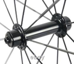 700C Front 88mm Rear Disc Carbon Wheels Road/Track Bike Wheelset Race Wheelset