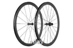 700C Full Carbon Fiber Depth 38mm Road Bicycle Wheelset Clincher 3k Matte