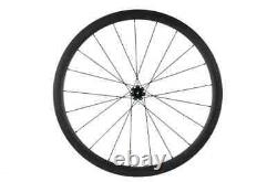 700C Full Carbon Fiber Depth 38mm Road Bicycle Wheelset Clincher 3k Matte