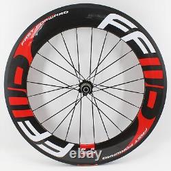 700C Full Carbon Fibre Road Bike Wheelset Tubular Clincher Tubeless Rims Wheels