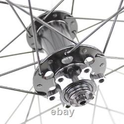 700C Full Carbon Road Bicycle Wheelset Disc Brake Tubular Clincher Tubeless Rims