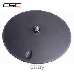 700C Full Carbon Road / Track Bike Disc Wheel Rear Plane Wheel Clincher Tubular