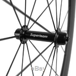 700C Full Carbon Wheels Superteam Carbon Wheelset 50mm Road Bike Wheels R13 Hub