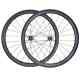 700c Gravel/road Bike Carbon Wheels 35mm Deep 28mm Wide Tubular Straight Pull