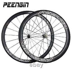700C Road Bicycle Racing Mixed Carbon Wheelset Tubular Wheels 38mm+50mm Depth