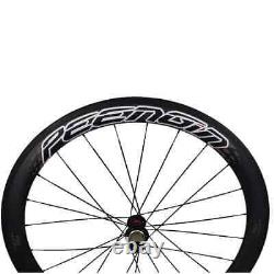 700C Road Bicycle Racing Mixed Carbon Wheelset Tubular Wheels 38mm+50mm Depth