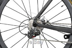700C Road Bike 11s Disc brake Full Carbon AERO Frame Wheels Racing Bicycle 56cm