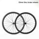 700c Road Bike Carbon Fiber Wheel Set 30/35/38mm Depth 23/25mm Width Ud Matte