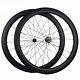 700c Road Bike Carbon Fiber Wheelset 23mm Width 50mm Depth U Shape Clincher