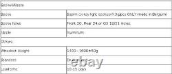 700C Road Bike Carbon Fiber Wheelset 23mm Width 50mm Depth U Shape Clincher