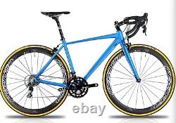 700C Road Bike Carbon Fiber Wheelset 23mm Width 50mm Depth U Shape Clincher