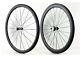 700c Road Bike Carbon Fiber Wheelset Clincher Tubular 38/50x25mm Disc Brake Hub