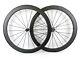 700c Road Bike Carbon Fiber Wheelset Clincher Tubular 50mm Depth 25mm Width