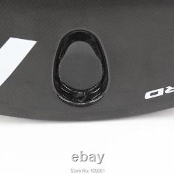 700C Road Bike Carbon Rim Track Fixed Gear Bicycle Disk Disc Enclosed Wheelset