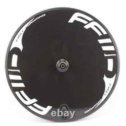 700C Road Bike Carbon Rim Track Fixed Gear Bicycle Disk Disc Enclosed Wheelset