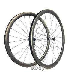 700C Road Bike Carbon Wheels 25mm Width Clincher 38mm 45mm 50mm 60mm Depth