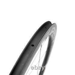 700C Road Bike Carbon Wheels 50mm 25mm Ceramic R7 Hub Bicycle Carbon Wheelset