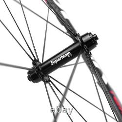 700C Road Bike Carbon Wheels 50mm 25mm U Shape Carbon Wheelset UD UCI Approved
