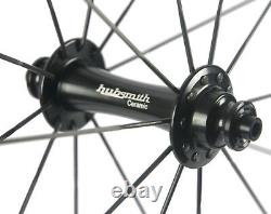 700C Road Bike Carbon Wheels 50mm Smith Ceramic Bearing Hub Race Carbon Wheelset