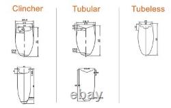 700C Road Bike Carbon Wheels 60/88mm Depth 25 Mm Width Clinicer/Tubeless/Tubular