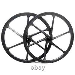 700C Road Bike Carbon Wheels 6 Spoke 28MM Wide 35MM Height Gravel Bike Wheelset