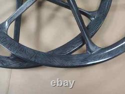 700C Road Bike Carbon Wheels 6 Spoke 28MM Wide 35MM Height Gravel Bike Wheelset