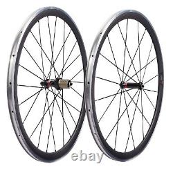 700C Road Bike Carbon Wheels Alum Alloy Brake Straight Pull AS511SB Sapim Spokes