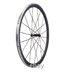 700C Road Bike Carbon Wheels Alum Alloy Brake Straight Pull AS511SB Sapim Spokes