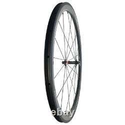 700C Road Bike Carbon Wheelset 30/35/38/40/45/50/55/60mm Depth Bicycle Wheels