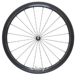 700C Road Bike Carbon Wheelset 30/35/38/40/45/50/55/60mm Depth Bicycle Wheels