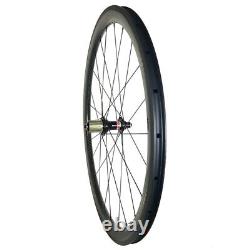 700C Road Bike Carbon Wheelset 30/35/38/40/45/50/55/60mm Depth Bicycle Wheels