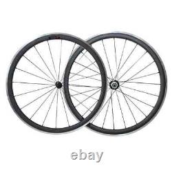 700C Road Bike Carbon Wheelset 38mm 50mm 60mm 80mm Depth 23mm Wide Clincher
