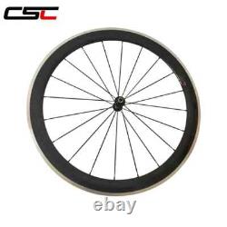 700C Road Bike Carbon Wheelset 38mm 50mm 60mm 80mm Depth 23mm Wide Clincher