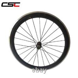 700C Road Bike Carbon Wheelset 38mm 50mm 60mm 80mm Depth 23mm Wide Clincher