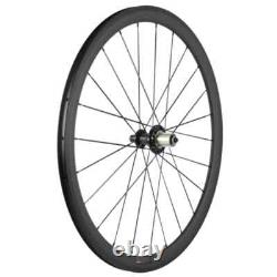 700C Road Bike Carbon Wheelset 38mm Depth 23 / 25mm Width R51 Hub Bicycle Wheels