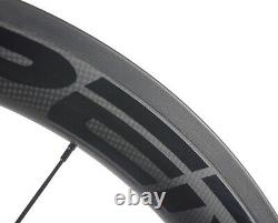 700C Road Bike Cycle Carbon Wheels Roac Bike Wheelset Ceramic Bearing R7 Hub