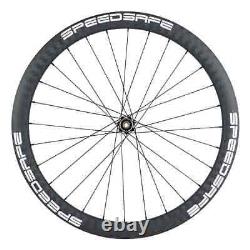 700C Road Bike Disc Bicycle Carbon Wheels 40mm Tubeless 28mm Wide Wheelsets