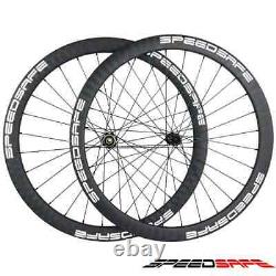 700C Road Bike Disc Bicycle Carbon Wheels 40mm Tubeless 28mm Wide Wheelsets