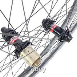 700C Road Bike Disc Bicycle Carbon Wheels 40mm Tubeless 28mm Wide Wheelsets