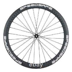 700C Road Bike Disc Bicycle Carbon Wheels 40mm Tubeless 28mm Wide Wheelsets