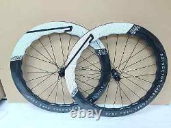 700C Road Bike Disc Brake Carbon Wheelset Width 25mm Clincher/Tubeless/Tubular